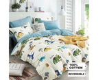 Jurassic Times Quilt Cover Set Multi
