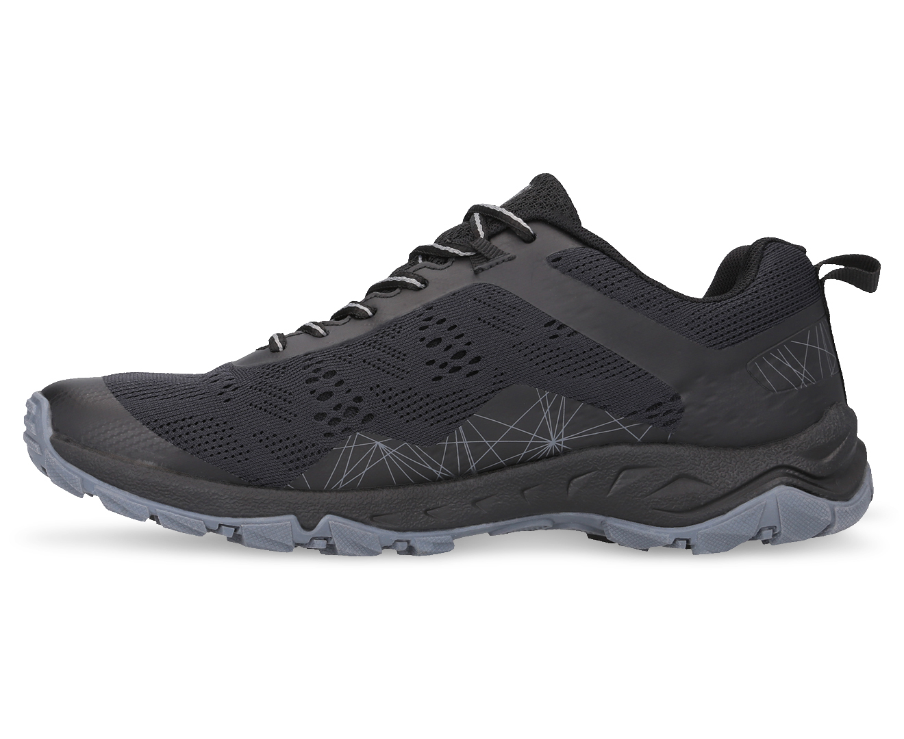 SFIDA Men's Journey Sportstyle Shoes - Black/Grey | Catch.com.au
