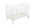 Childcare Bristol Cot White+Mattress+Mother's Choice Adore Car Seat+Valco Baby Ultra Snap Pram