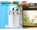 Canister Filter Aquarium External Aqua Pump Fish Water Tank Sponge Pond 1000L/H