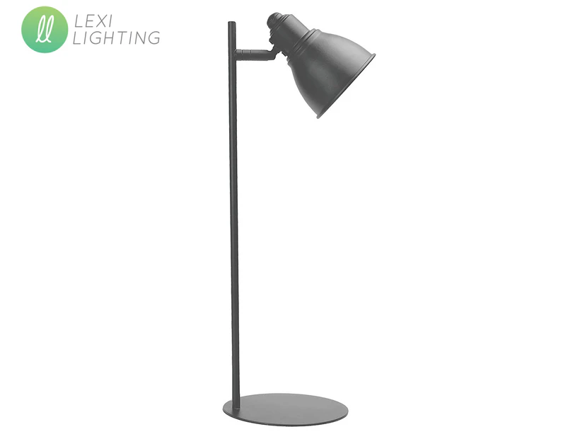 Lexi Lighting Kelvin Metal Ultra-Slim Desk Lamp - Dark Grey
