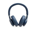 JBL LIVE 650BTNC Wireless Over-Ear Noise Cancelling Headphones - Blue