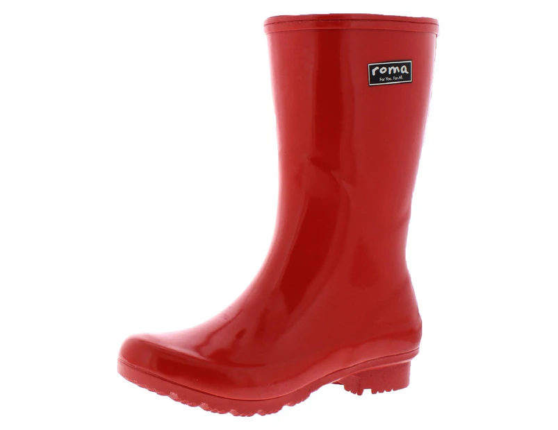 Roma Women's Boots Emma Mid - Color: Red