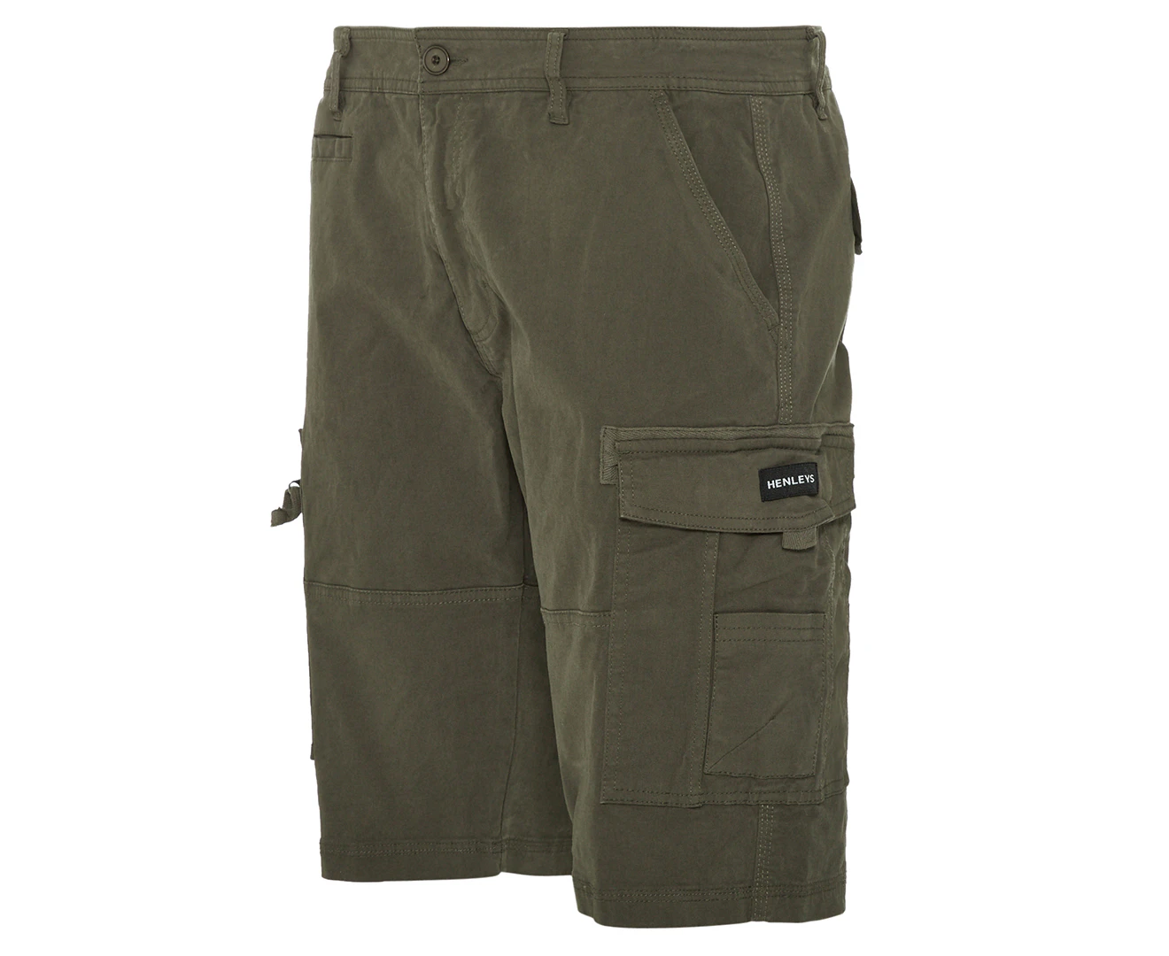 Henleys Men's Leon Cargo Shorts - Dark Forest