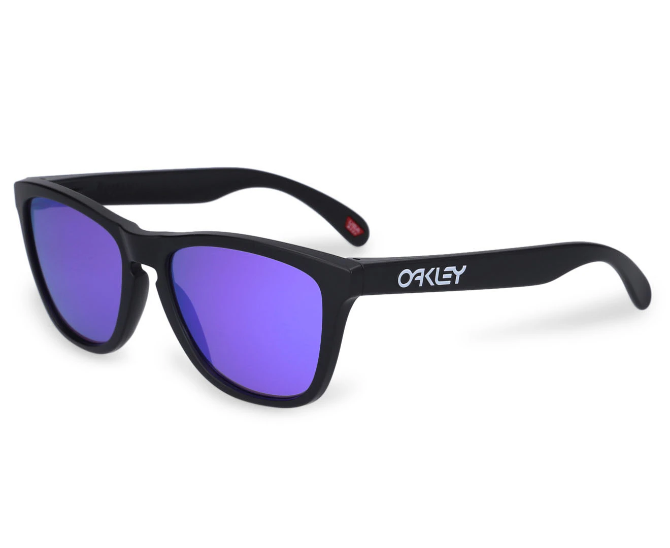 Oakley 0OO9013 Frogskins Sunglasses - Matte Black/Violet