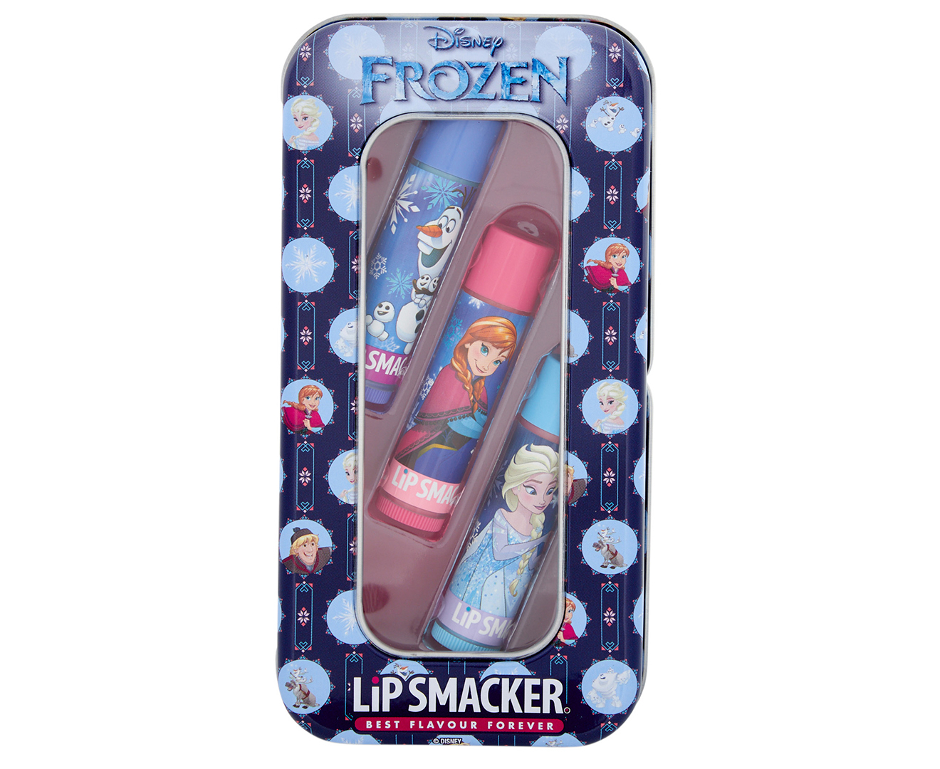 Lip Smacker Disney Frozen Fanatics Classroom Collection Lip Balm Tin 3 Pack Nz 