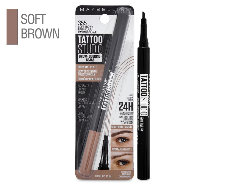 Maybelline Tattoo Studio Brow Tint Pencil 1.1mL - Soft Brown