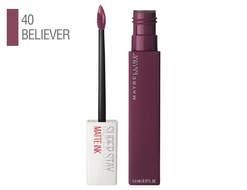 Maybelline SuperStay Matte Ink Longwear Liquid Lipstick 5mL - Believer