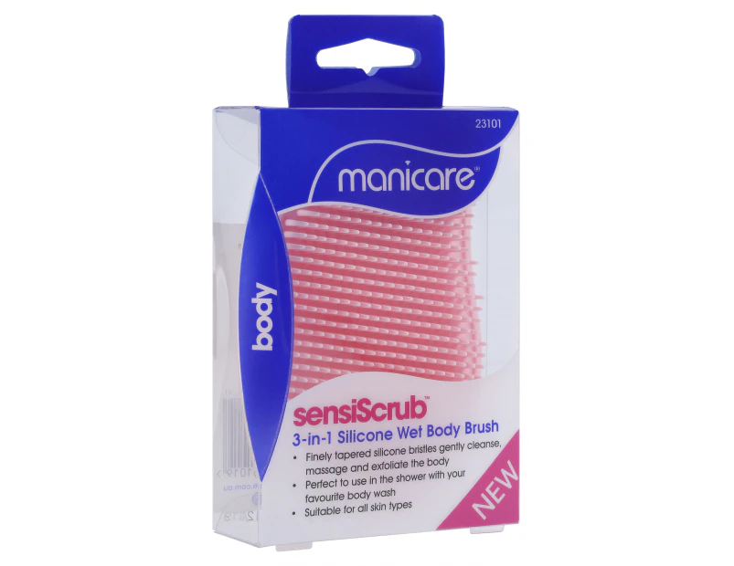 Manicare SensiScrub(TM) 3 in 1 Wet Body Brush