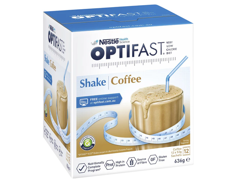 Optifast Shake Coffee 53g x 12 Sachets