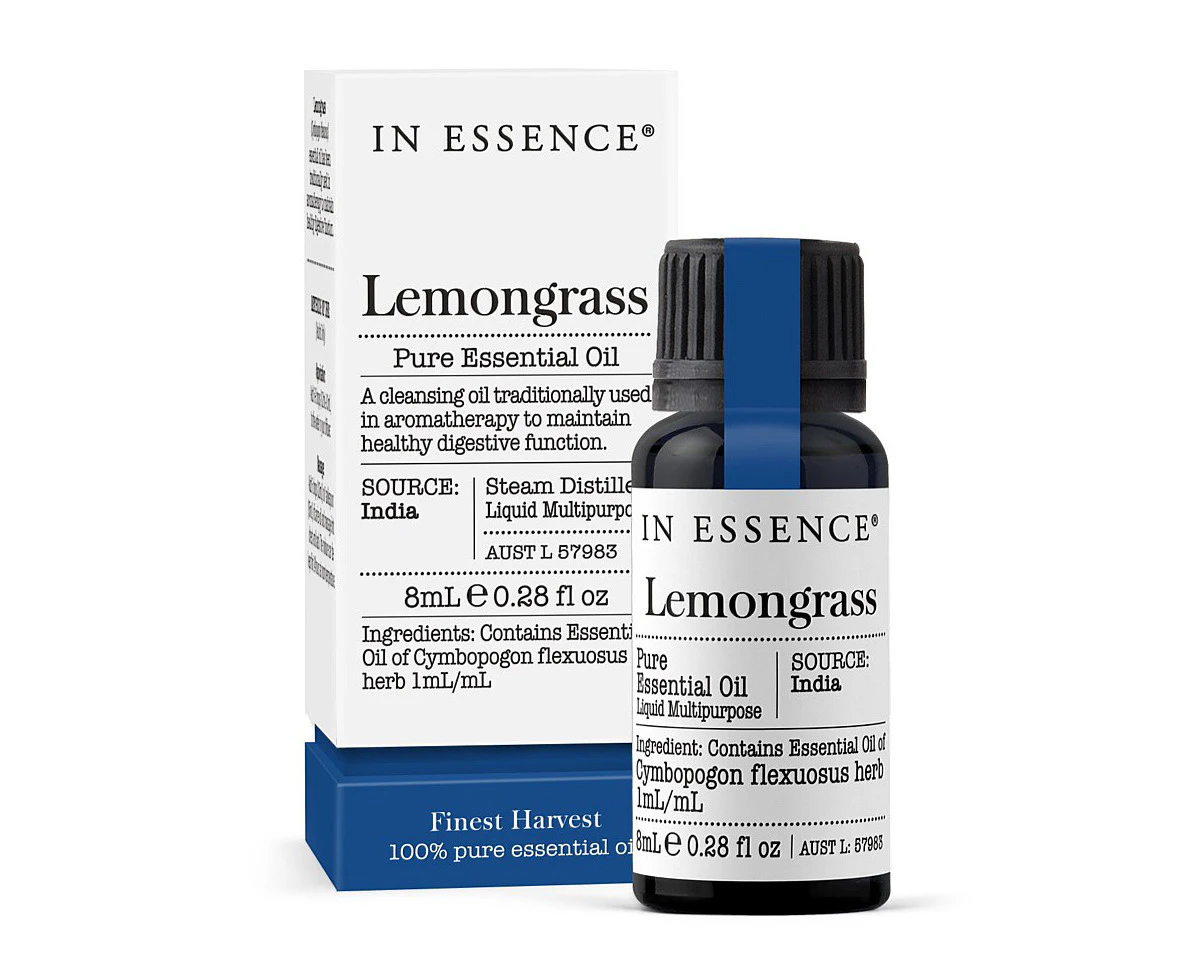 In Essence Lemongrass Stress Relief Essential Oil 8ml