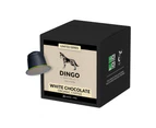 10 x Dingo WHITE CHOCOLATE Flavoured Organic Coffee Pods for Nespresso - Compostable and Biodegradable