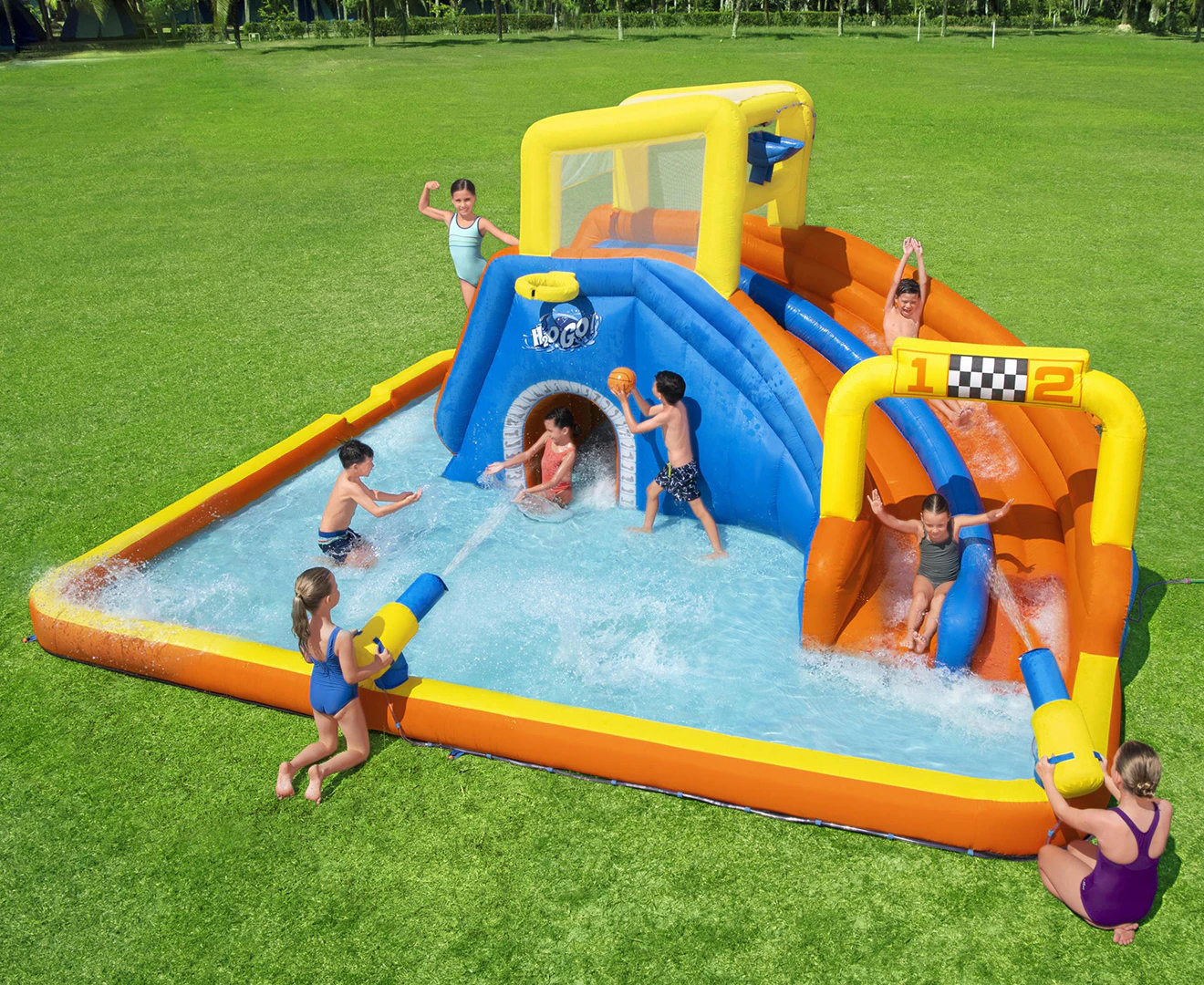 Bestway Water Slide 551x502x265cm Kids Play Park Inflatable Swimming Pool