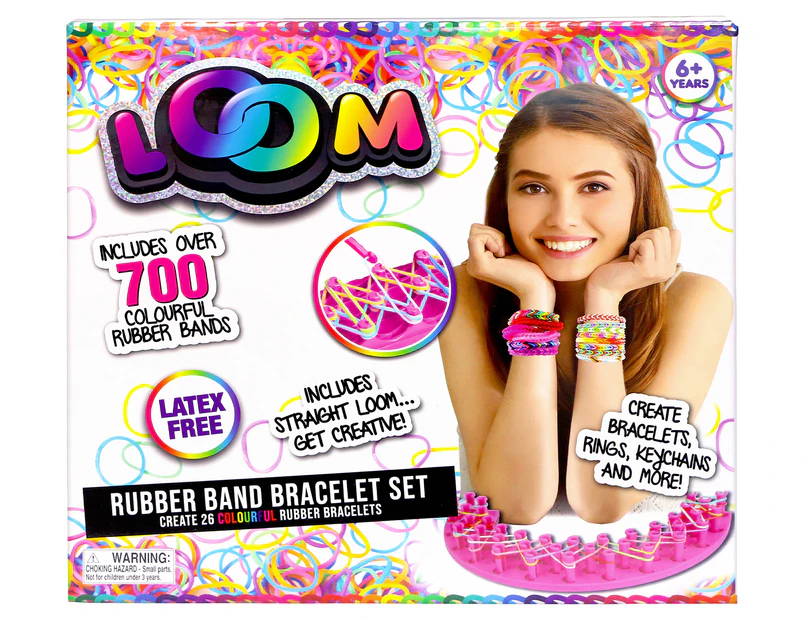 Loom Basic Rubber Band Bracelet Set w/ 700 Bands - Multi