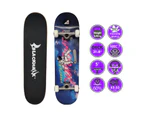 BLACKHAWK 31x8" 7Ply Premium Maple Deck ABEC-7 Trick Skateboard Complete Set