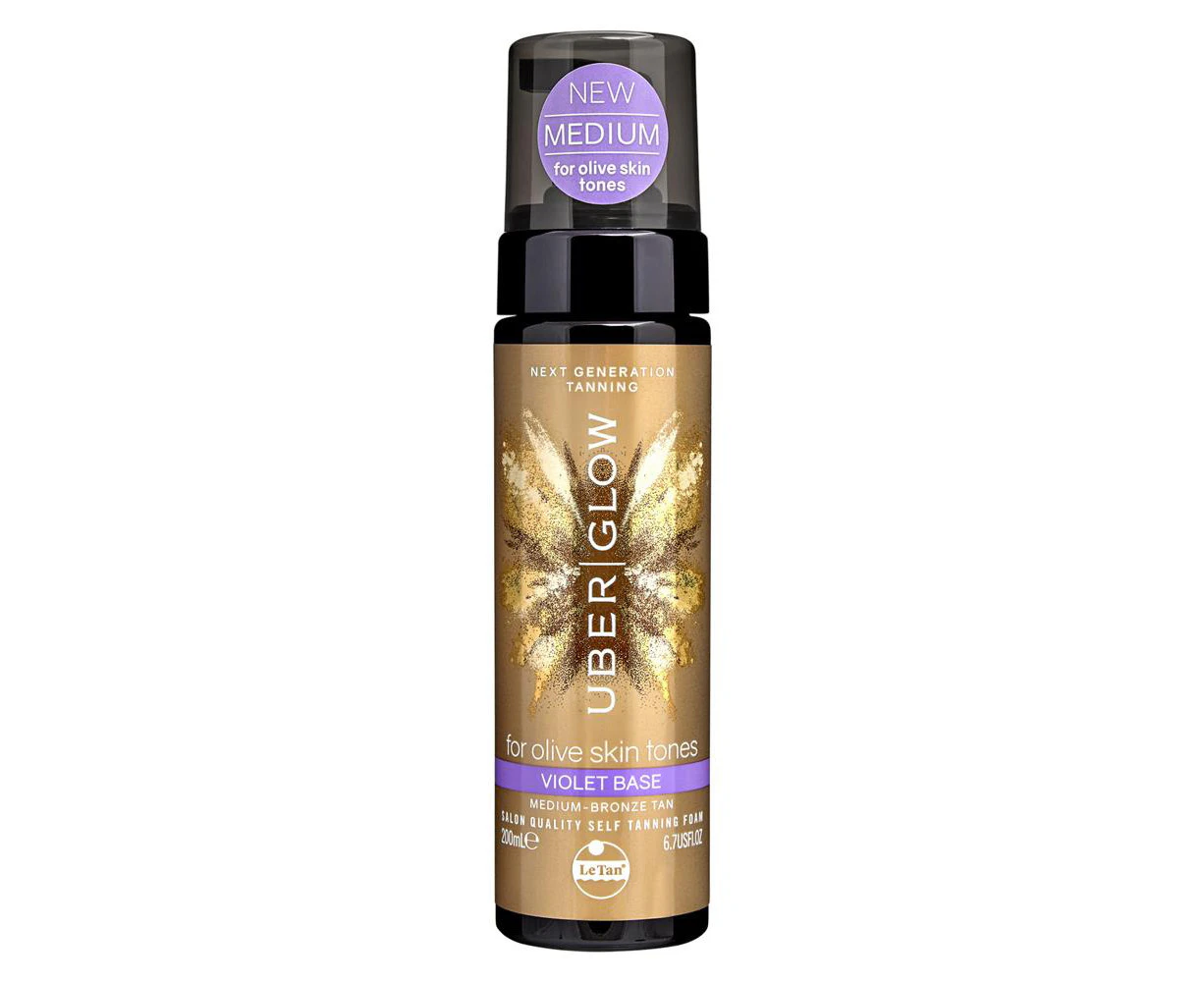 Le Tan Uber Glow Self Tanning Foam Violet Base 200ml