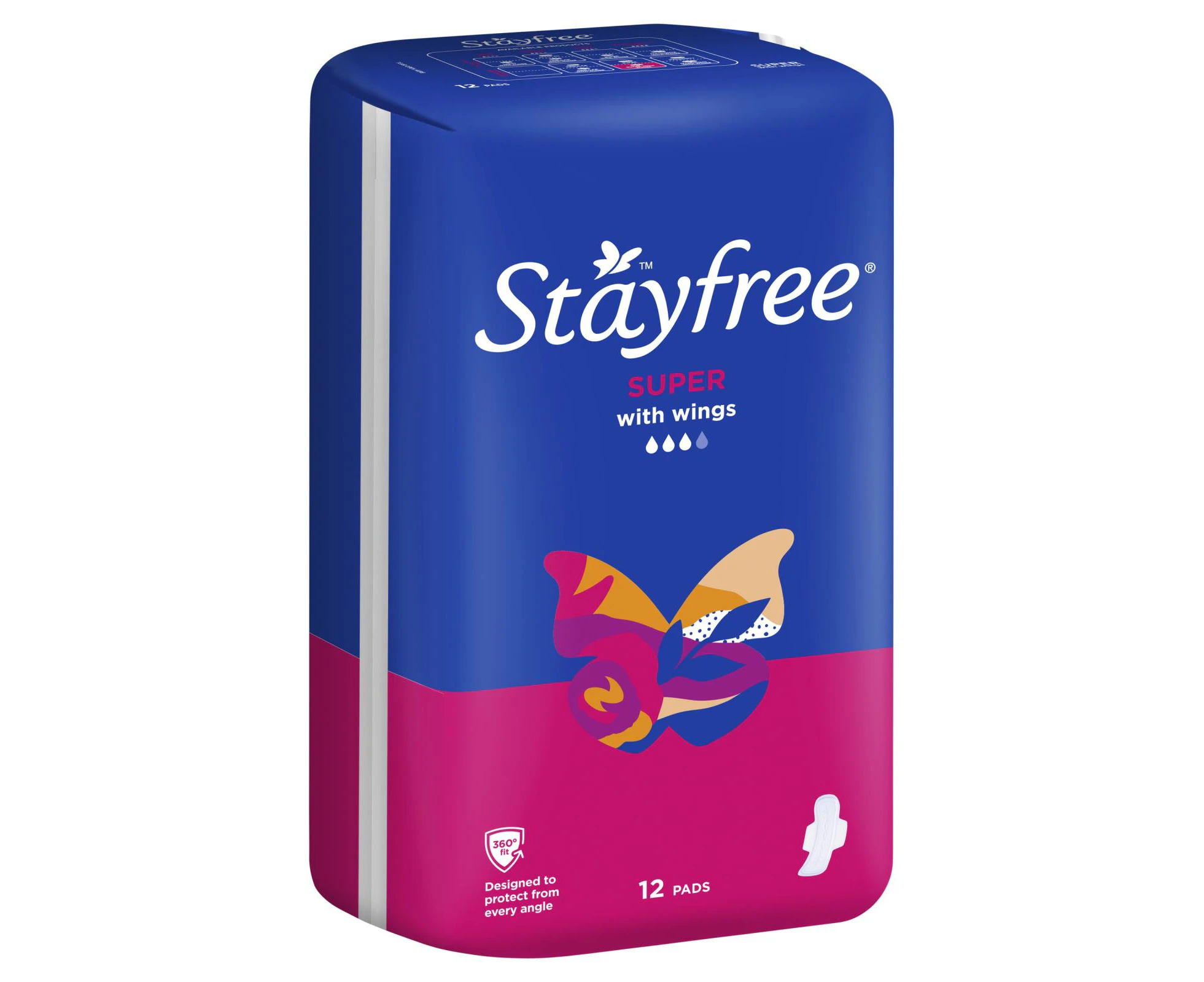 Stayfree Super Pads With Wings 12PK