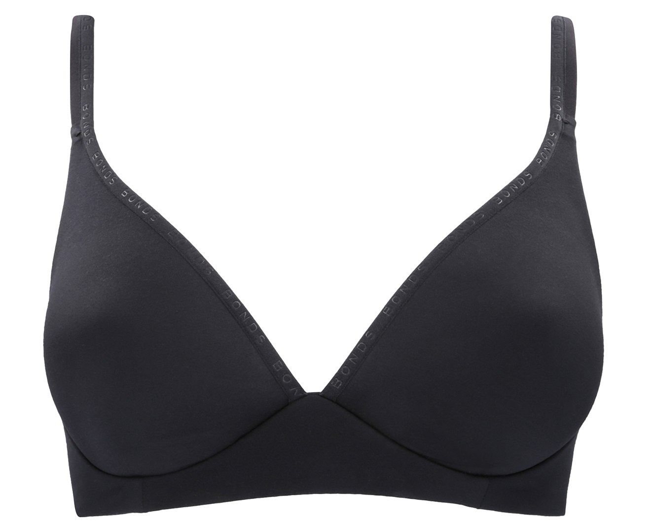 Bonds Women's Comfytops Wirefree Contour Bra - Black