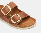 Birkenstock Women's Arizona Big Buckle Regular Fit Sandals - Cognac