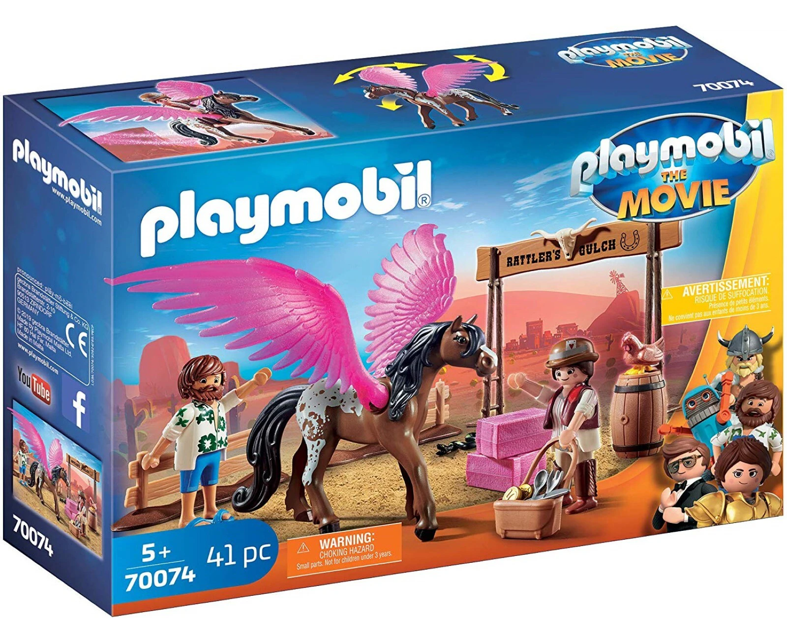 Playmobil The Movie - Marla & Del with Pegasus