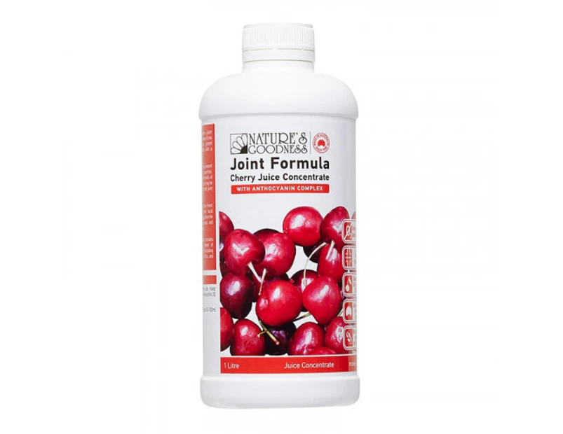 Natures Goodness Joint Formula Cherry Juice Concentrate 1 Litre