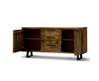 Begonia Buffet Sideboard Table 170cm 2 Door 3 Drawer Mango Wood Unique Furniture