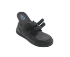 Surefit Bailey Boys School Shoe Leather Double Hook and Loop MultiFit Insole - Black