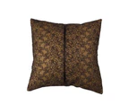 Amsons Embroidered Cushion Cover Pair-Oplance- Black/Beige