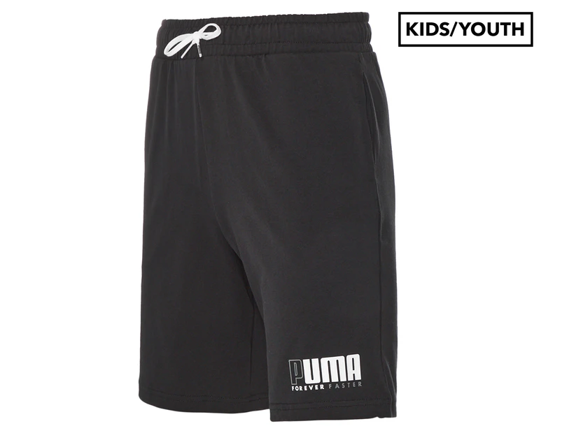 Puma Boys' Alpha Jersey Shorts - Black