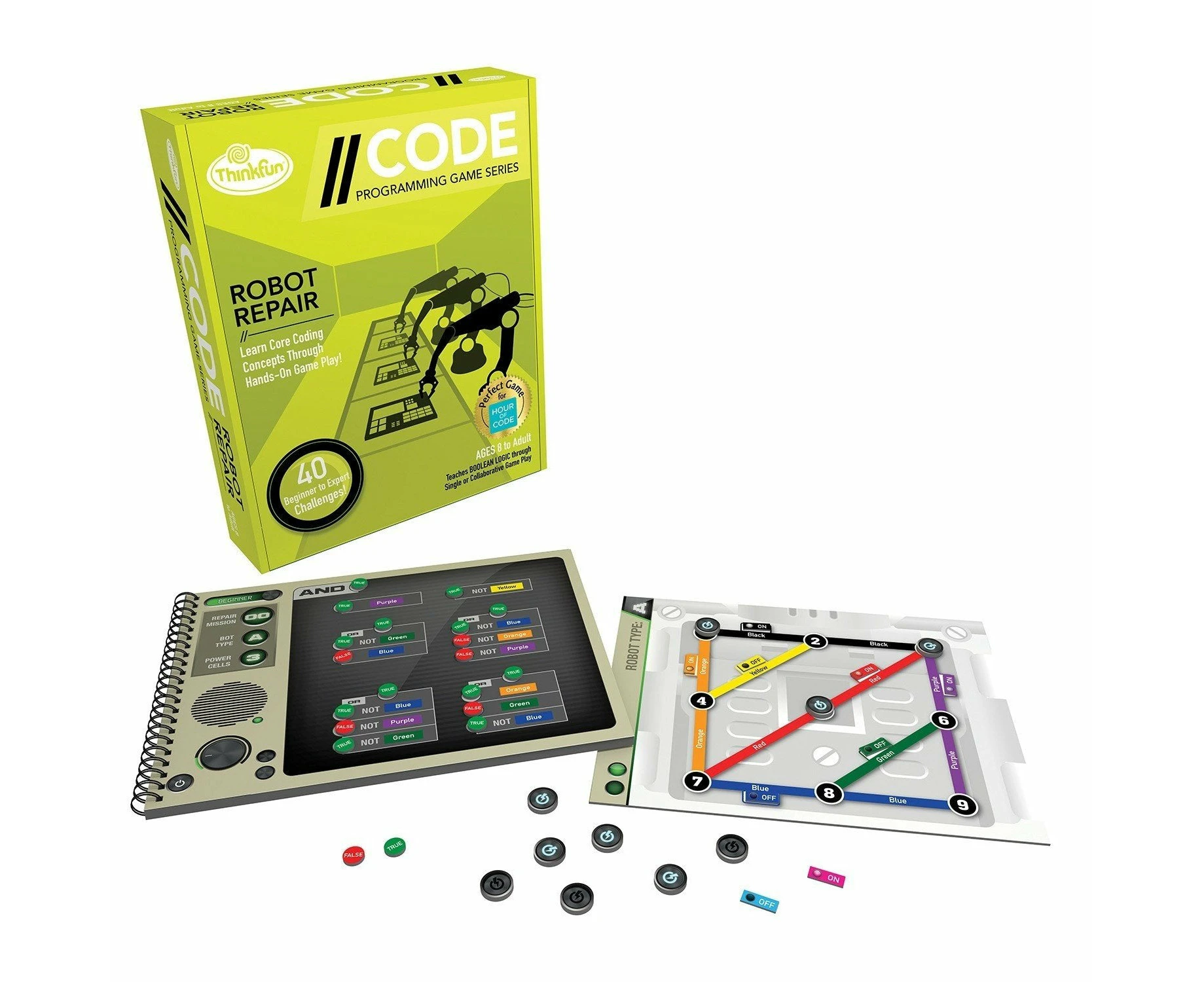 Thinkfun //Code: Robot Repair Board Game