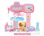 22Pcs Kids Pretend Pet Care Doctor Playset Children Role-Play Toys with Stuffed Puppy