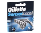 Gillette Sensor Excel Shaving Refill Cartridge Pack 5