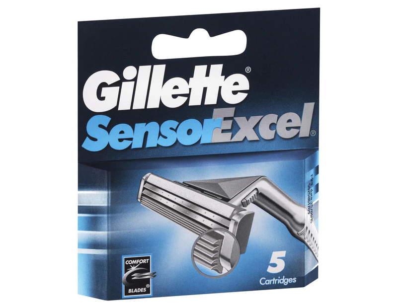 Gillette Sensor Excel Shaving Refill Cartridge Pack 5