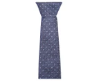 Tie Lab Men's Tie, Socks & Pocket Square Accessory Gift Set - Blue Spot/Navy/White