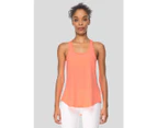 Jerf  Womens Glifa Neon Coral Active Top