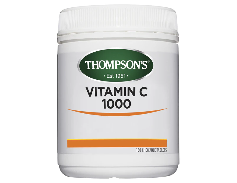 Thompson's Vitamin C 1000mg 150 Chewable Tablets