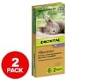 Drontal Allwormer Tablets For Cats 4kg 2pk 1