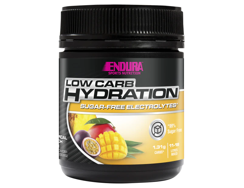 Endura Rehydration Low Carb Fuel Tropical Punch Flavour 135g
