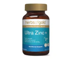 Herbs Of Gold Ultra Zinc + Capsules 60