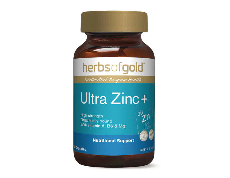 Herbs Of Gold Ultra Zinc + Capsules 60