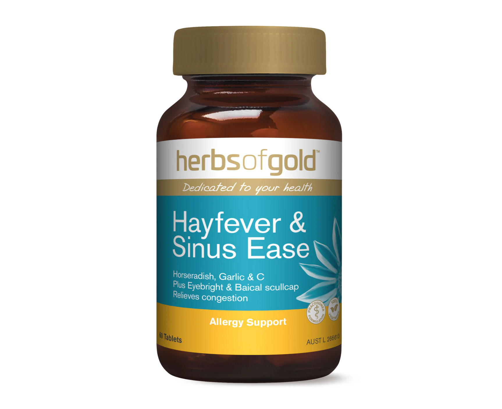 Herbs of Gold Hayfever & Sinus Ease 60t