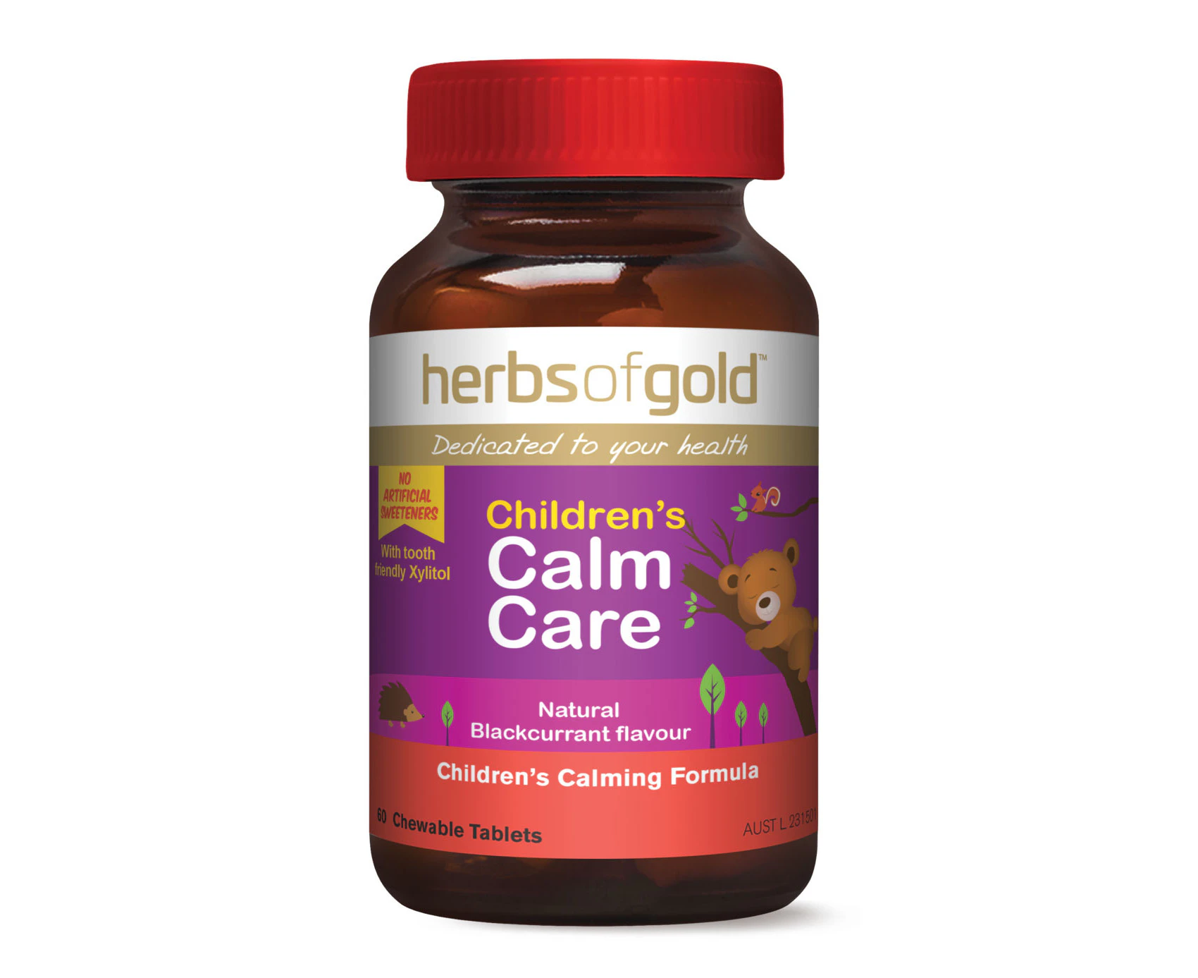 Herbs of Gold Children's Calm Care Chewable 60t