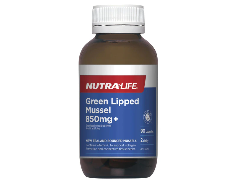 Nutra-Life Green Lipped Mussel 850mg 90 Capsules