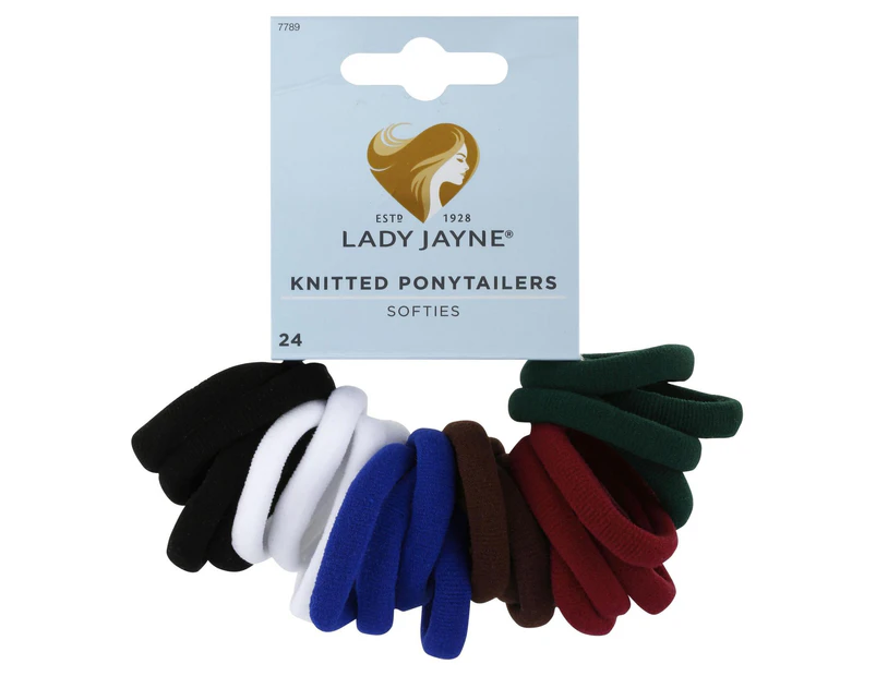 Lady Jayne Knitted Ponytailers Softies 24 Pack