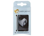 Lady Jayne Snagless Thin Elastics Brown Pack 18