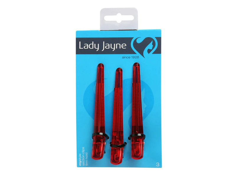 Lady Jayne Assorted Section Clips 3 Pack