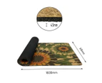 Premium Cork Yoga Mat with Rubber Back | Tie Dye Floral  | 4.5 mm Thick