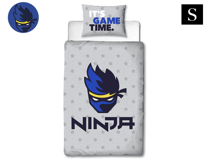 Ninja Games Single Bed Duvet Cover Set - Multi