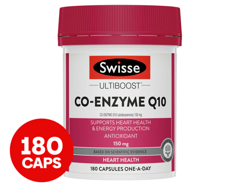 Swisse Ultiboost Co-Enzyme Q10 150mg 180 Caps