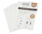 Self-Adhesive Refill Sheets For Slim (A4) Photo Album 5pk - White
